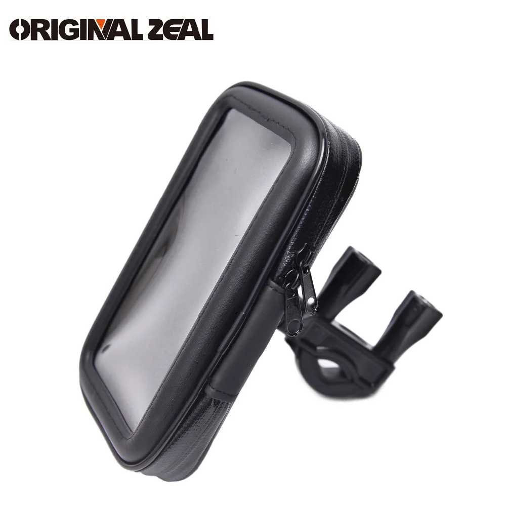 universal waterproof pouch bag motorcycle support phone holder bike mount phone stand soporte movil moto for iphone gps free global shipping