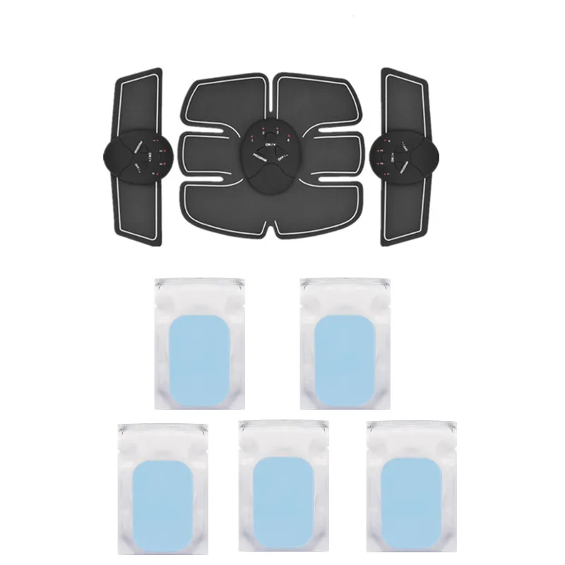 ABS Stimulator F Стимулятор мышц ABS, EMS, беспроводной массажер для похудения тела, шейпер, тренажер для живота, тренажер для бедер, фитнес-стикер, Прямая поставка - Цвет: ABS Stimulator F