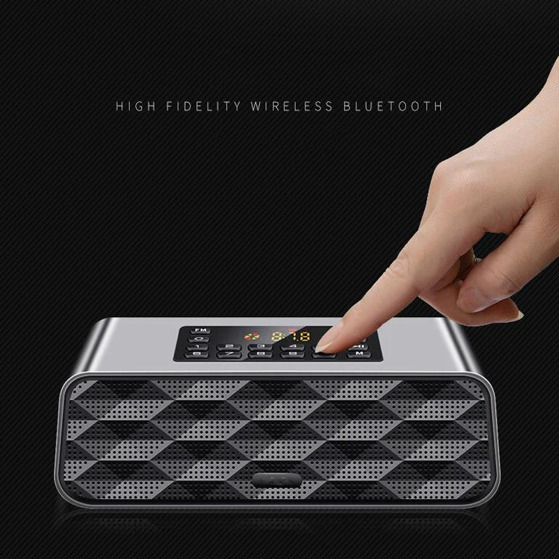 Портативный беспроводной Bluetooth динамик сабвуфер мобильный телефон супер бас двойной динамик аудио многофункциональное радио с микрофоном Если карта
