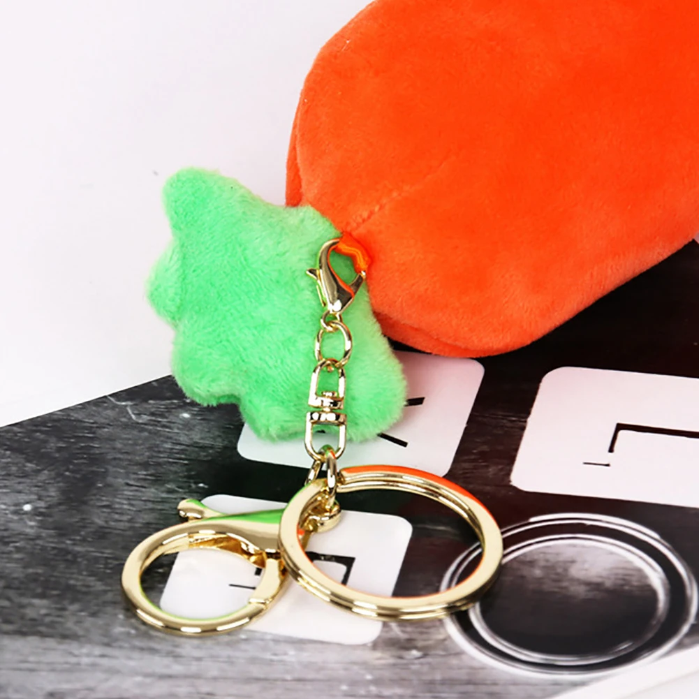 New Arrival Cute Cartoon Carrot Pendant Keychain Aroma Key Ring Holder Bag Car Hanging Decor | Украшения и аксессуары