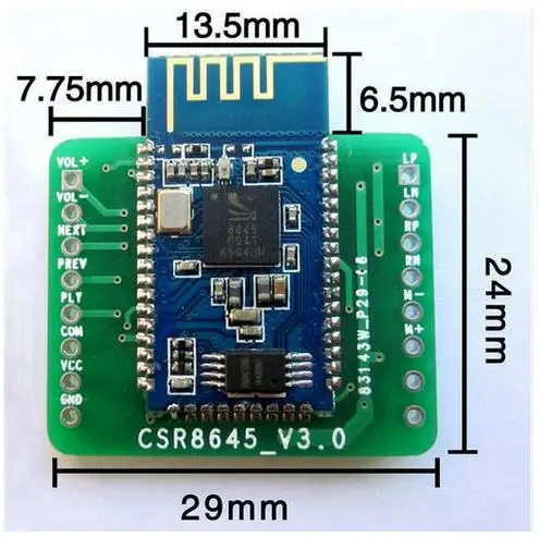 Bluetooth усилитель мощности плата модуль 4 0 аудио Получение CSR8645 APTX Dual 5 Вт звуковой