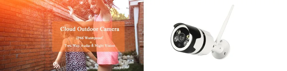 INQMEGA Wifi уличная IP камера 1080P 720P Водонепроницаемая беспроводная камера безопасности двухсторонняя аудио камера ночного видения P2P цилиндрическая CCTV камера