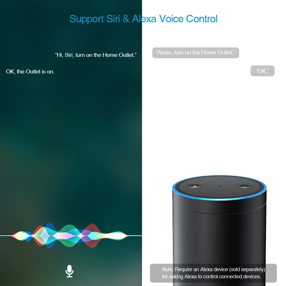 Смарт розетка Koogeek для Apple HomeKit голосовое управление через приложение|work|work work |