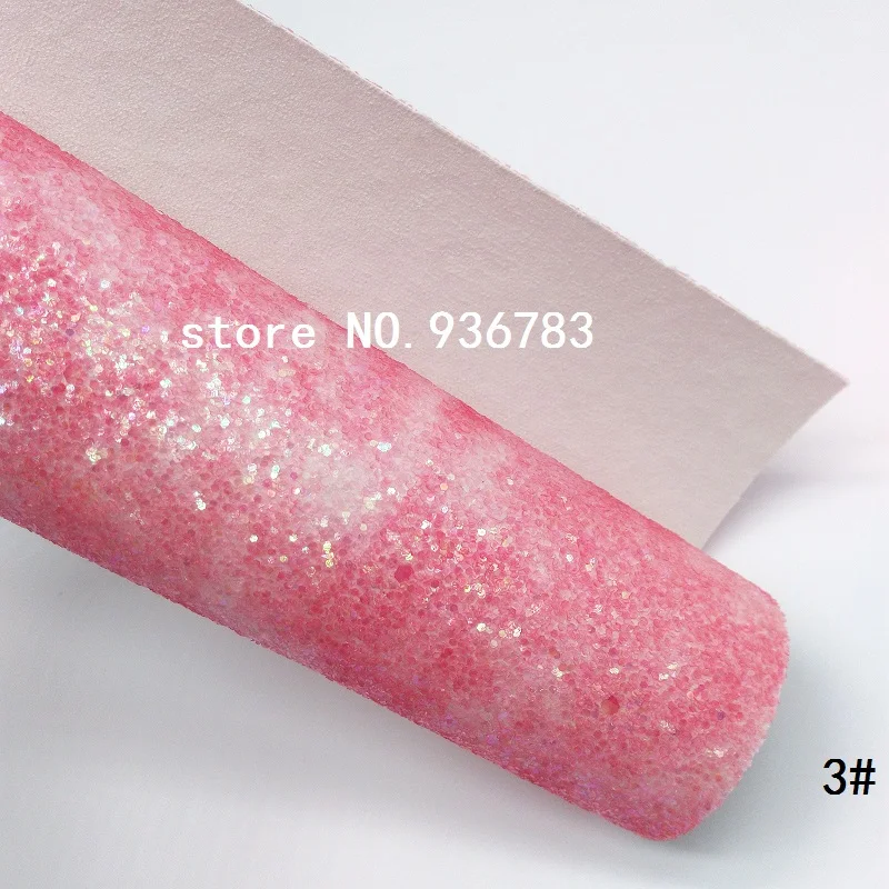 1PCS A4 SIZE 21X29cm Synthetic Leather Rainbow Chunky Glitter For Bow DIY handbags shoes MK074D | Дом и сад