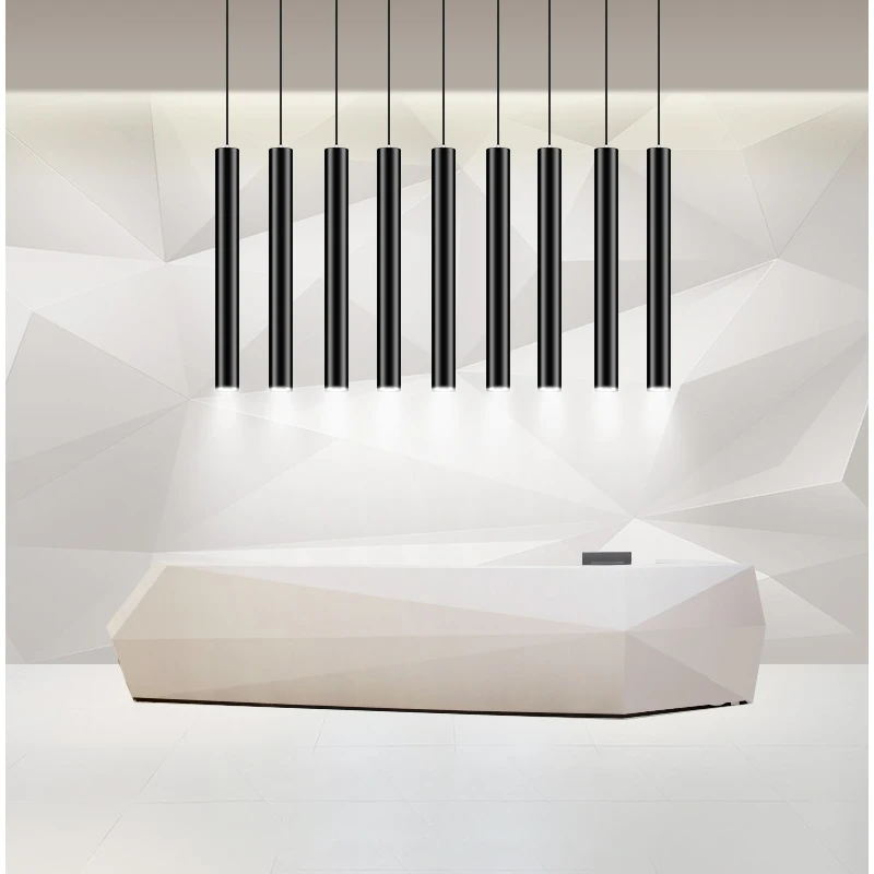 Современный светодиодный подвесной светильник лампа для гостиной однотрубный