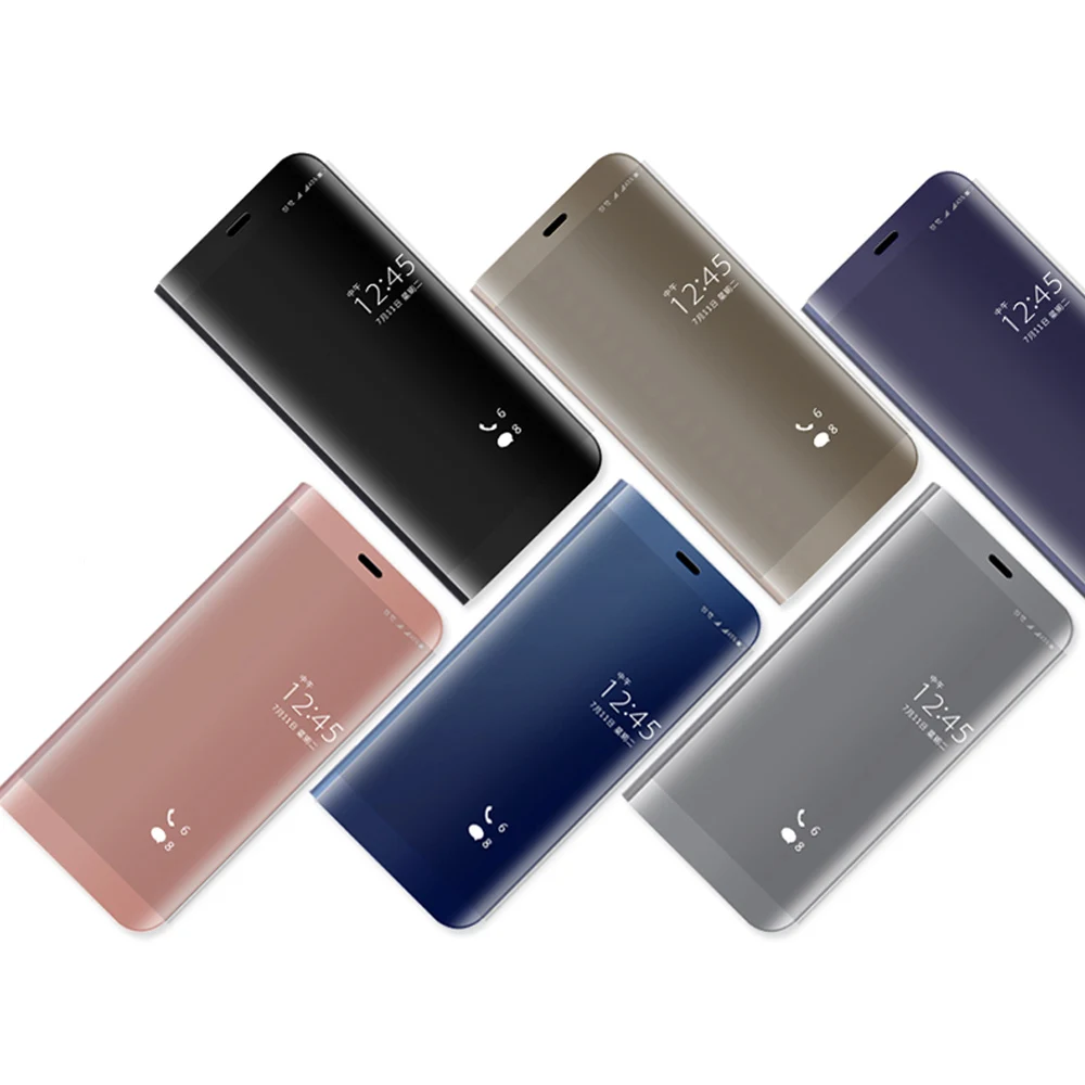 Роскошный кожаный зеркальный чехол для телефона huawei mate 10 Pro P10 Plus P 10pro 10plus P10plus