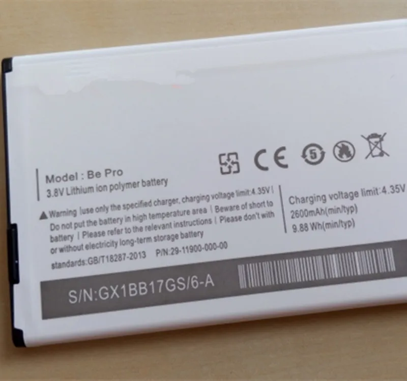 Аккумулятор 2600 мАч для Ulefone Be Pro/Be Pro 2 /L55 Мобильный телефон батареи + код