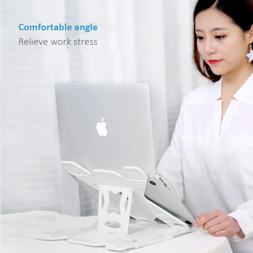 Подставка Складная для ноутбука легкая Нескользящая подставка Mac Pad планшета Kindle