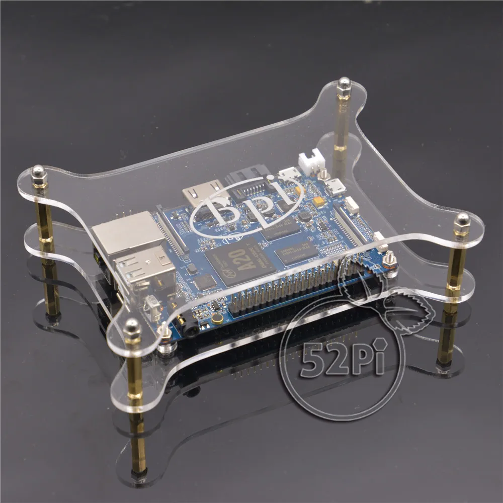 Transparent Clear Acrylic Case Shell Enclosure for Banana Pi M1 BPI-M2 M3 M1+ | Компьютеры и офис
