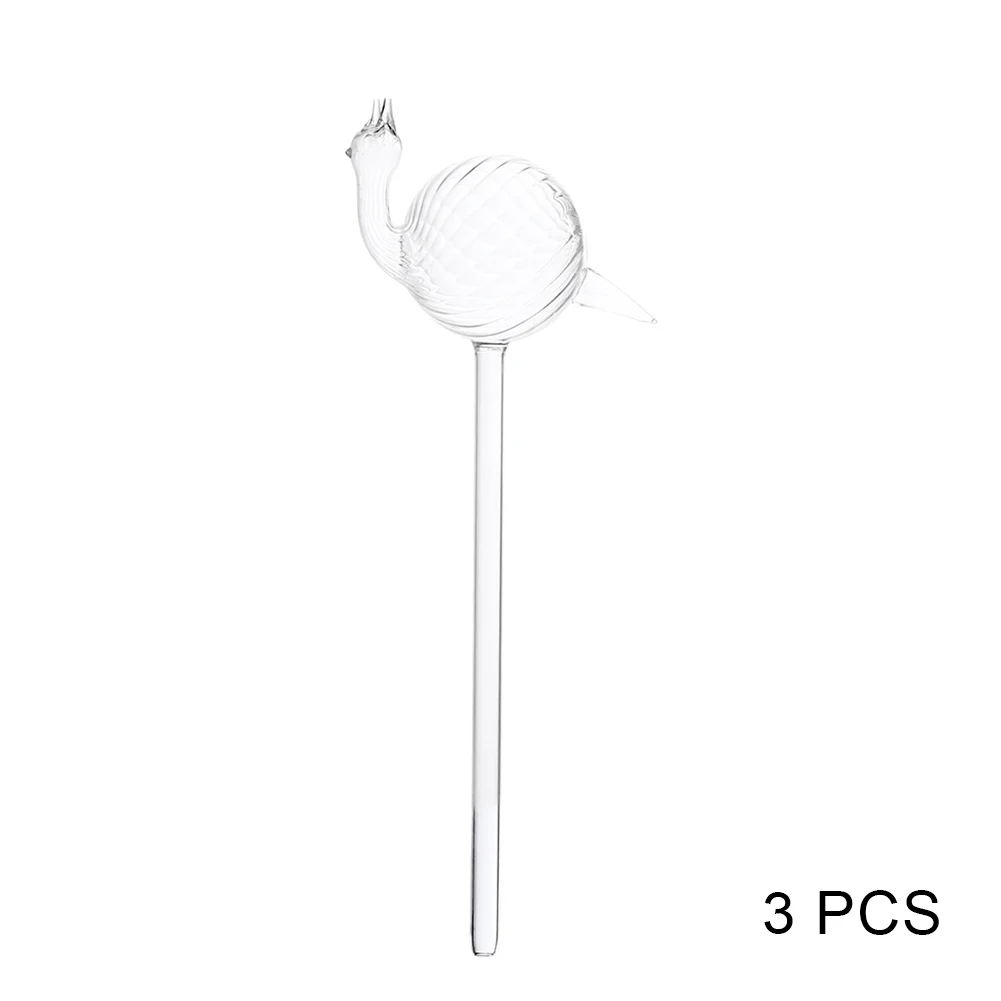 3 pcs Snail Самополивающаяся шаровая растительная Цветочная водяная лампа в форме животного стеклянный домашний декор Лучшая цена - Цвет: 3 pcs Snail