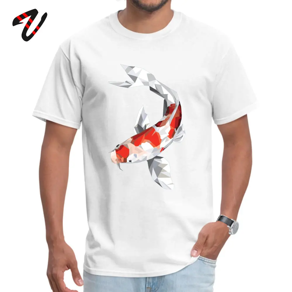 Koi Fish/футболки в японском стиле смешные мужские футболки с изображением
