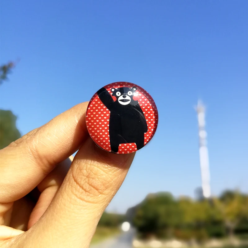 Nengdou S5 Хрустальная брошь японский каваи harajuku значок милый медведь значок мультфильм булавка значок аниме для детской одежды рюкзак значок