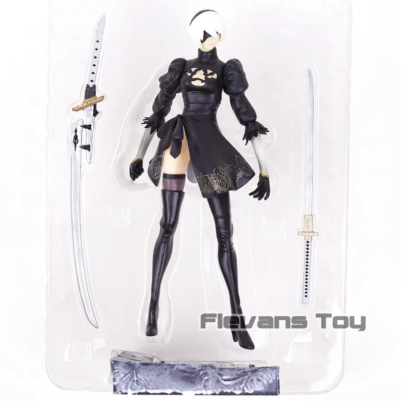 2b no box NieR автоматы Йорга 2B Йорга № 2 Тип B/9 S № 9 тип S ПВХ Рисунок Коллекция Модель игрушки подарок на день рождения - Цвет: 2b no box