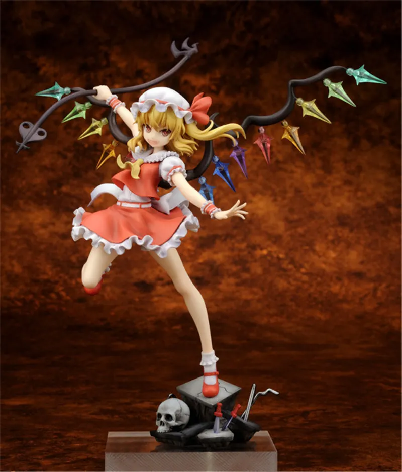 Touhou проект сестра дьявола Flandre Scarlet полная фигурка Коллекционная модель игрушки