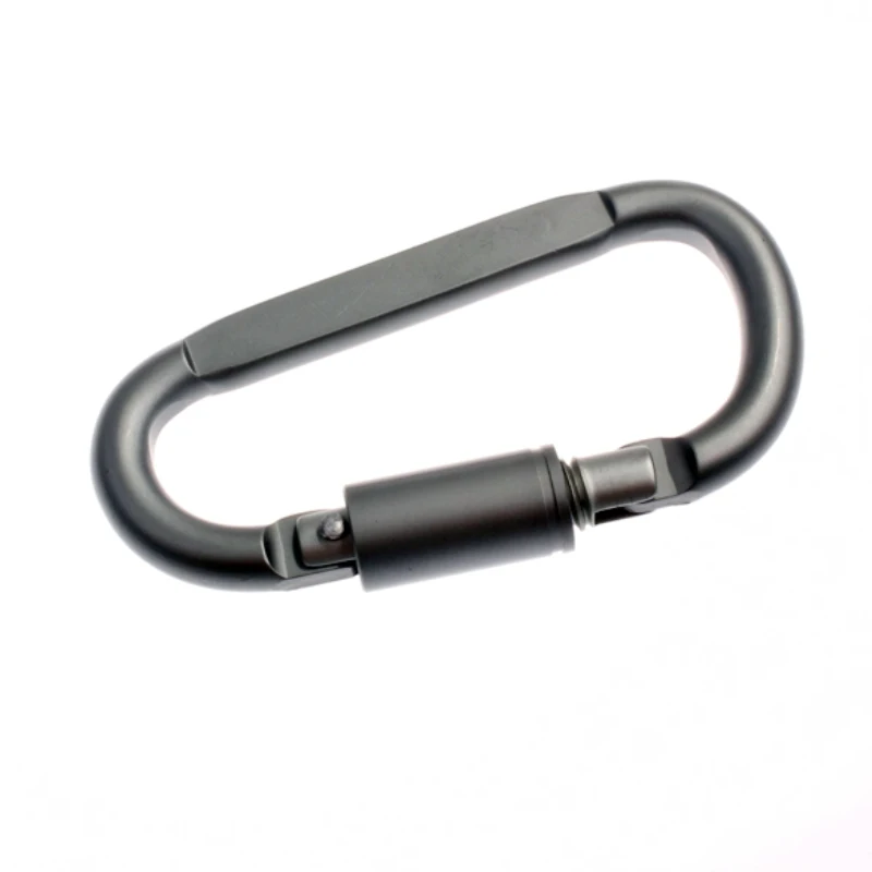 Алюминий сплав d-образный карабинный замок закручивающаяся крышка крючок для