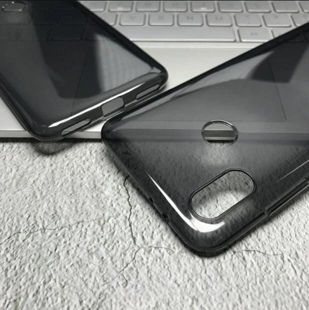 Оригинальный чехол для Xiaomi Mi 8 mi8 mia2 a2 роскошный мягкий прозрачный черный из ТПУ