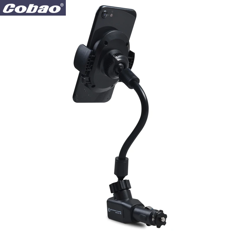 Cobao 5V 1A Car Holder Smartphone Charger For iPhone X 8 7 Plus Universal 360 Degree Mobile Samsung S9 S8 | Мобильные телефоны и