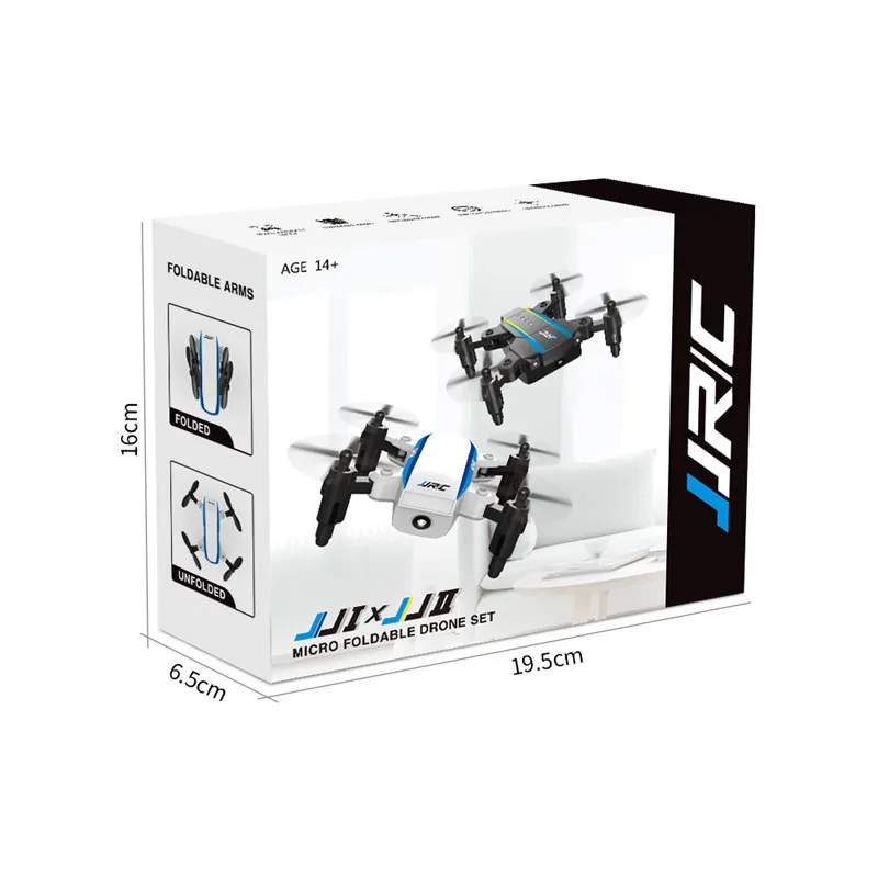 JJRC H345 2 мини Дрон RC Квадрокоптер 4 г 4CH 6 оси один ключ двойная игрушка на