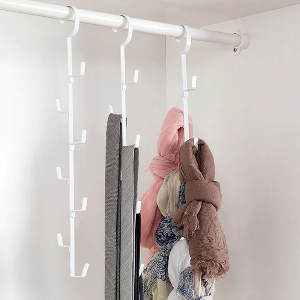 2 шт мульти крюк вешалка Двусторонняя металлическая Экономия пространства