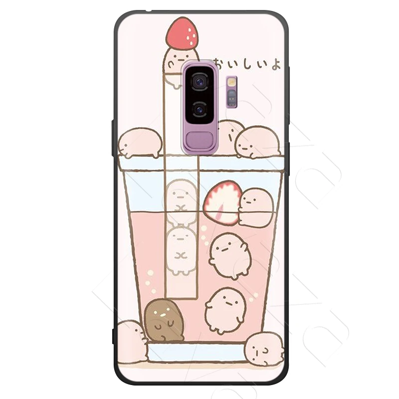 Lavaza Sumikko Gurashi Art Solid Case for Samsung Galaxy Note 10 Plus A10 A30 A40 A50 A70 M20 A20 A20S A10S A30S A50S |