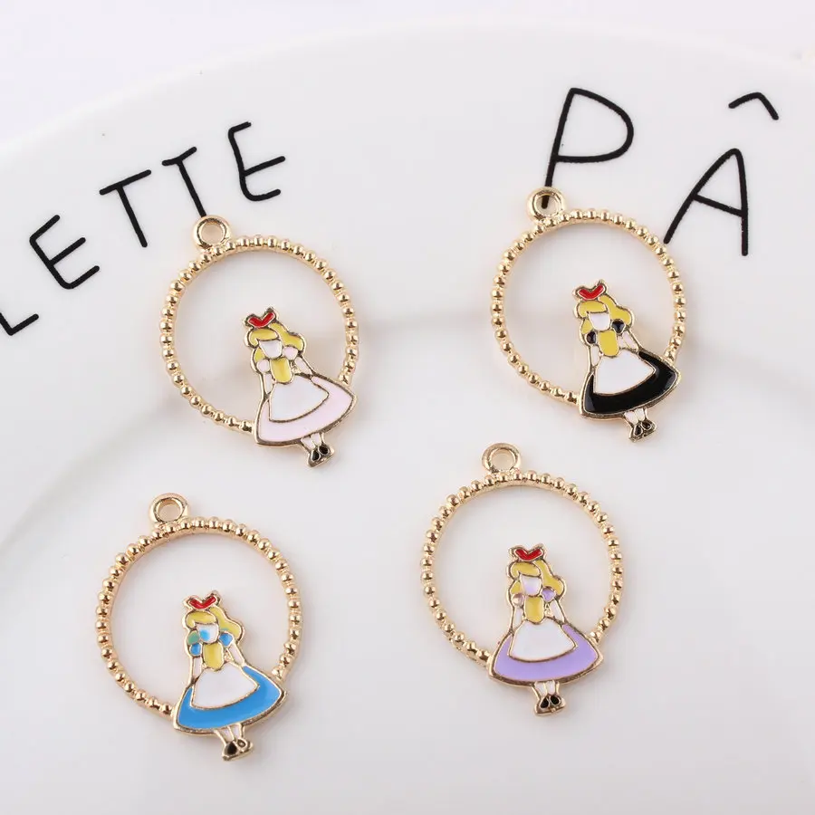 Оптовая продажа 20 шт./лот подвеска из сплава с изображением кошки элисы девушки