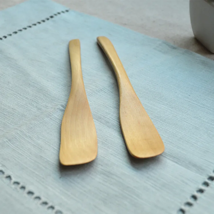Китайский Schima Деревянный Нож для варенья масло посуда маска порошок Инструмент |