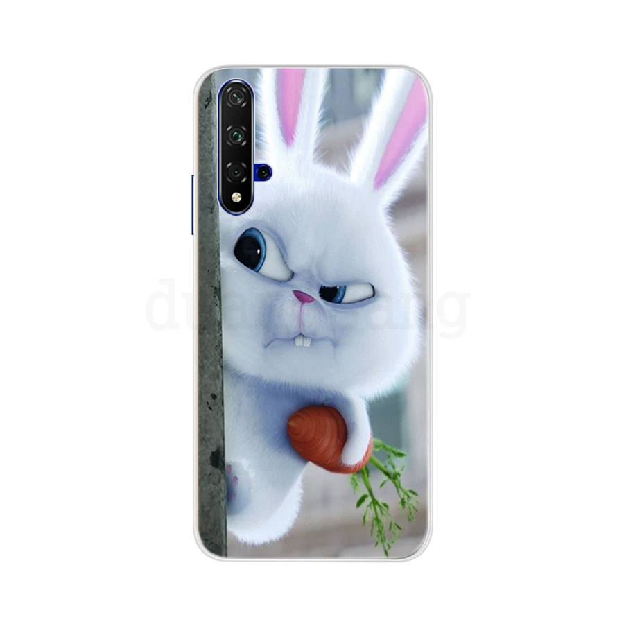 Крутой чехол для Huawei Honor 20 мягкий силиконовый из ТПУ с кошачьими ушками Pro на