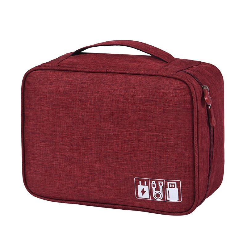 Data Line Bag Multi-function numerical code Storage U Disk Shield Headphone Charger Power Portable pocket | Дом и сад