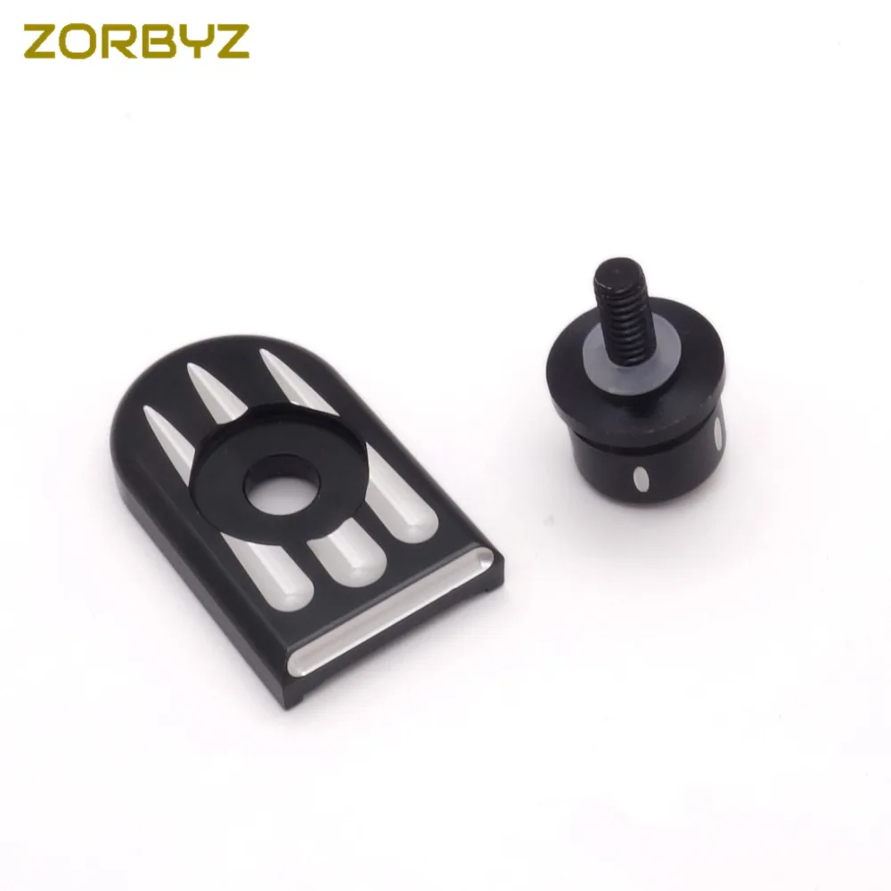 ZORBYZ мотоциклетная черная кромка алюминиевое сиденье болт вкладыш винтовое