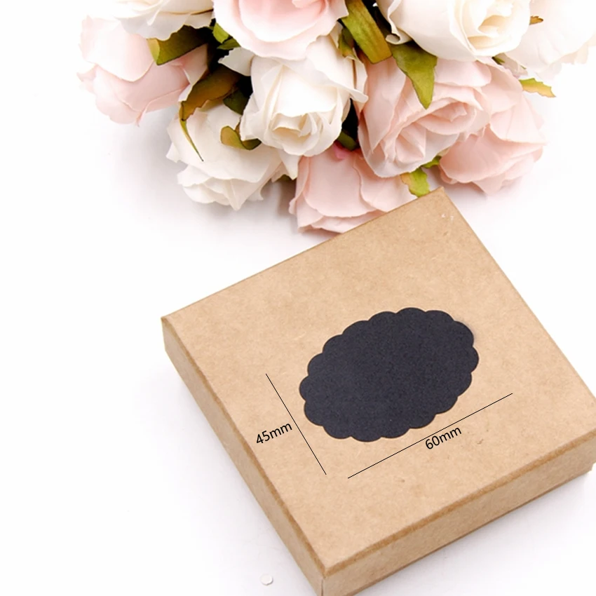 400 шт./лот черные самодельные уплотнительные наклейки разные узоры самодельная