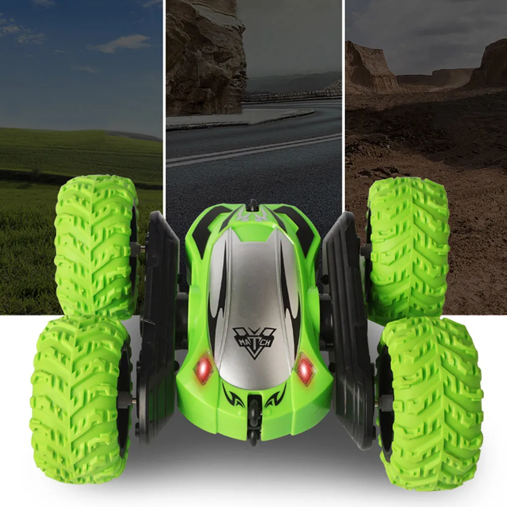Дети 360 ° поворот трюк модель автомобиля RC 4WD высокоскоростной пульт дистанционного управления внедорожная игрушка