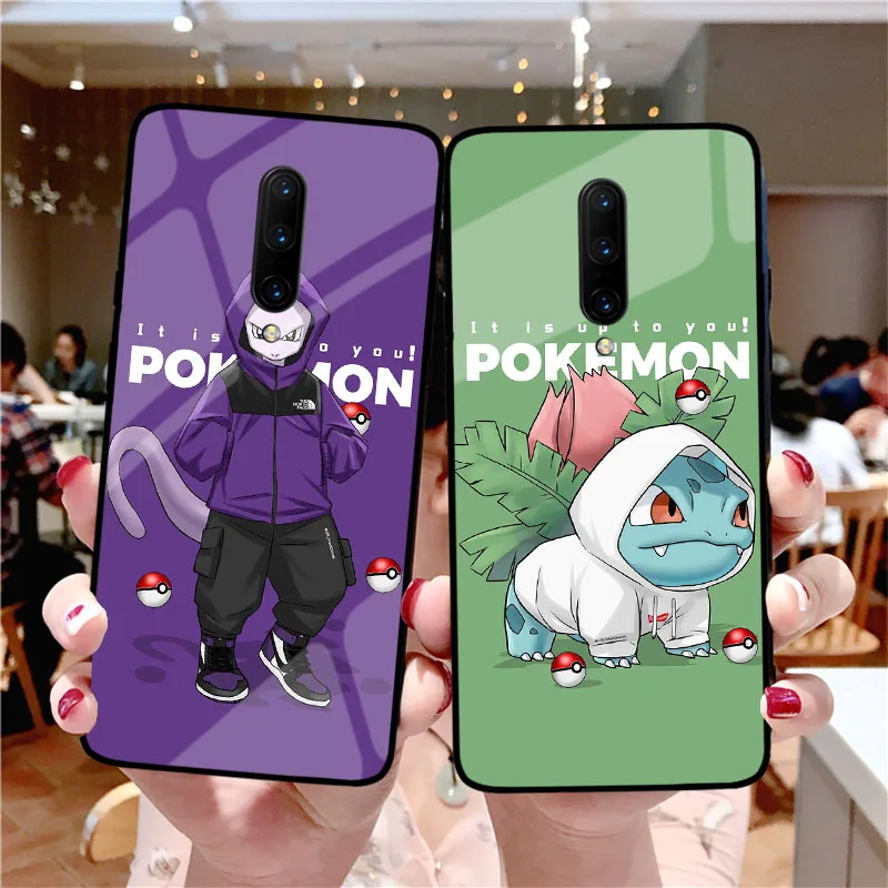 Мультяшные карманные монстры Pokemons Pikachue зеркальный чехол для oneplus 5 t 6 7pro Мягкий