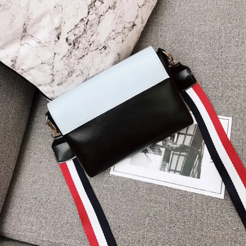 Модная Новая повседневная женская сумка через плечо с лентой для девушек