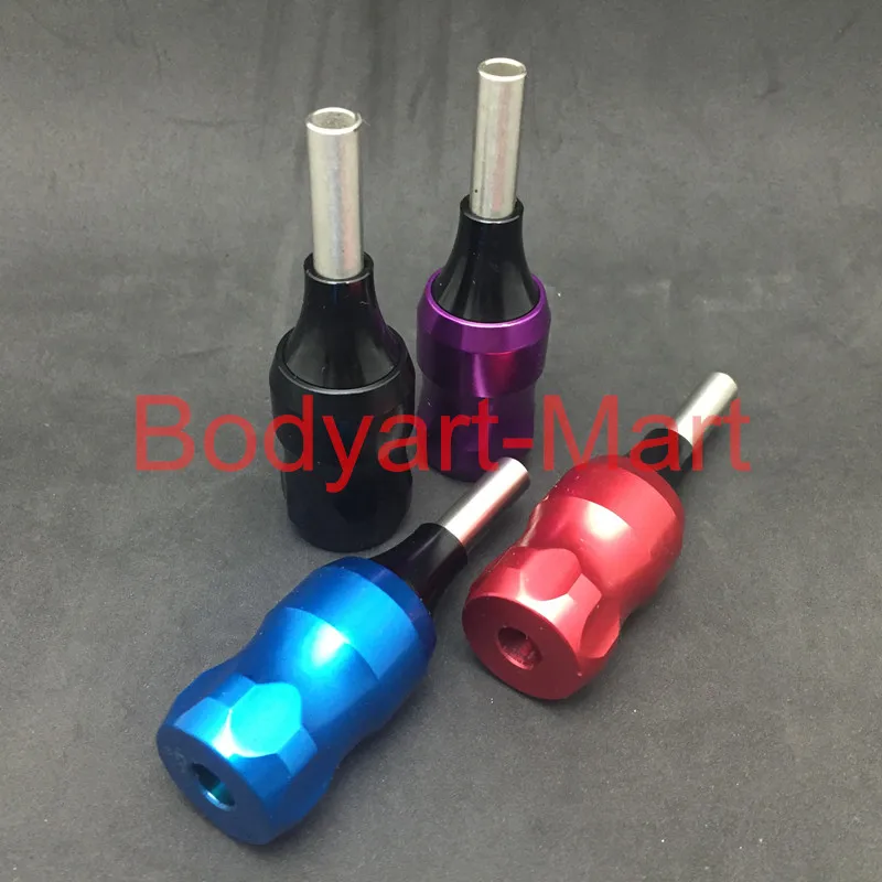 Новое поступление 25 мм синяя алюминиевая тату ручка трубы с задней стволовой