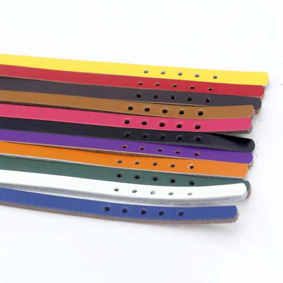 Shsby silver Watches accessories wholesale leather band high quality/long leather watch band can match a variety of headers