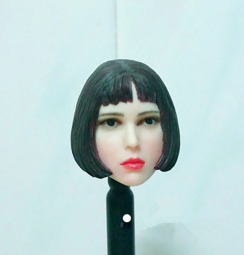 

1:6 Natalia Portman with Short Hair Head For 12" Woman Pale Skin Body
