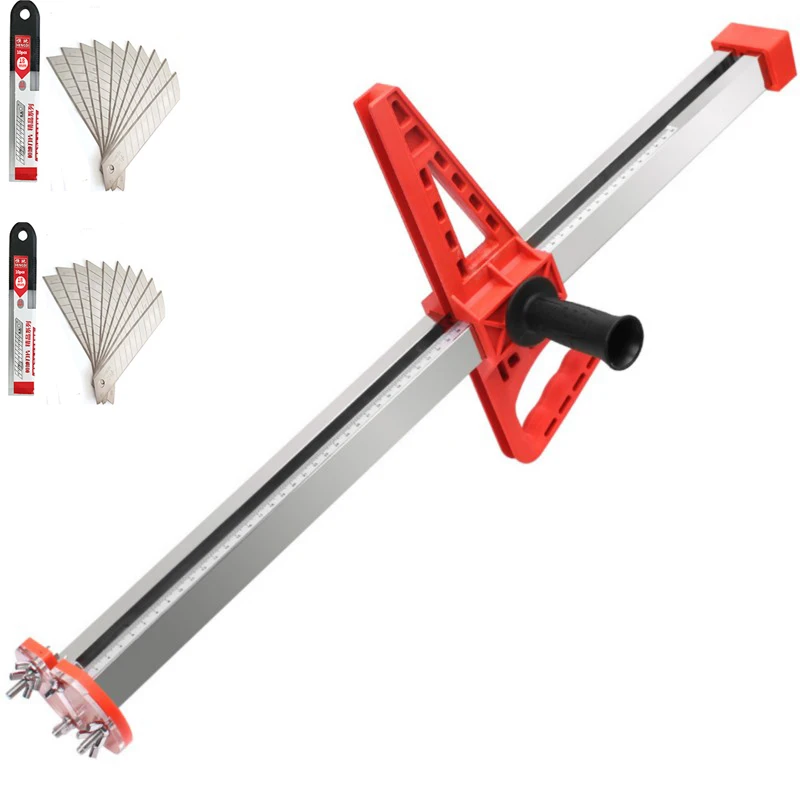 orange 22pcs blades Топ из нержавеющей стали ручной гипсокартон режущий артефакт роликовый режущий инструмент гипсокартон Резак Деревообрабатывающие режущие инструменты - Цвет: orange 22pcs blades