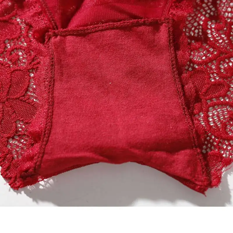 

Sexy Cotton Seamless Intimates Women Panties Fashion Lace Lingerie Pretty Briefs