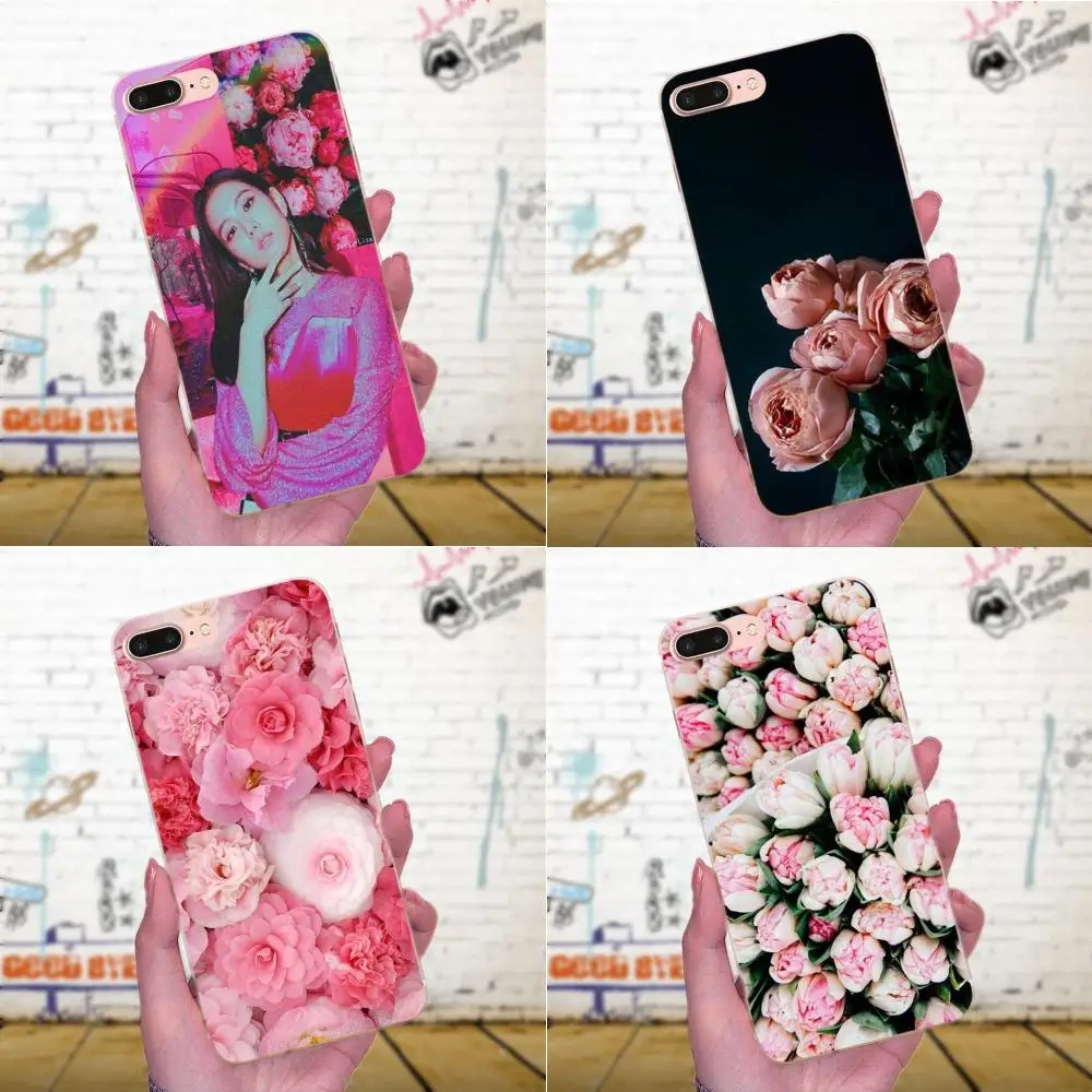 Pink Peonies On Sale Phone Case For Huawei Honor 4C 5A 5C 5X 6 6C 6A 6X 7 7X 8 9 V8 V10 Y3II Y5II Y6II G8 P7 Play Lite | Мобильные