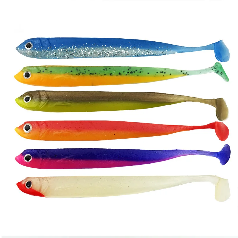 Мягкая приманка джиг головная 3 шт./лот ручная работа мягкая рыболовная Т хвост