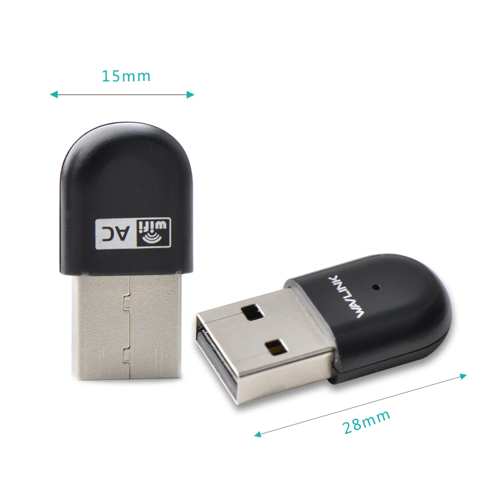 Wavlink USB Wifi адаптер 600 Мбит/с WiFi ключ двухдиапазонный 2,4/5 ГГц беспроводной USB Wifi приемник мини Сетевая Карта Антенна для рабочего стола