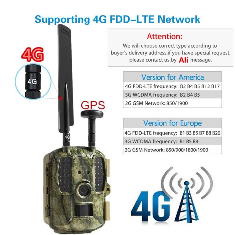 4G GPS камера для охоты ловушка фото дикой природы с ночным видением наблюдения