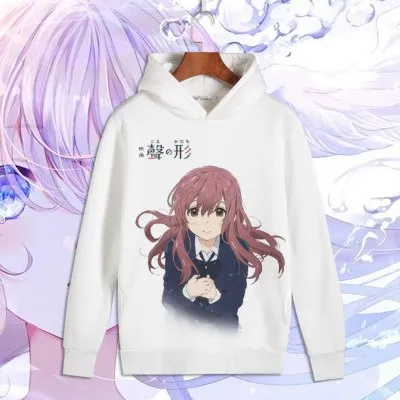 3 Бесшумный голос Nishimiya Shouko Косплей Koe No Katachi ishida shouya пуловер с принтом толстовки флисовая толстовка для осени - Цвет: 3