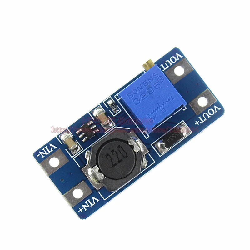 (5 шт./лот) MT3608 DC-DC регулируемый Повышающий Модуль напряжения 2A усилитель пластины