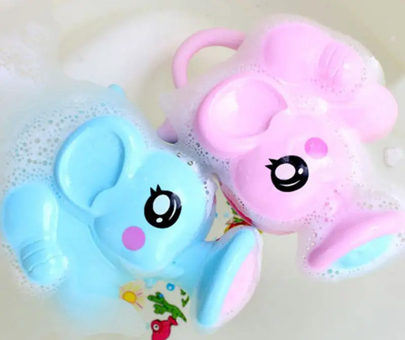 Classic Baby Bath Toys Lovely Plastic Elephant Shape Animal Children Bathroom Water Spray Toys For Baby Shower Swimming Toys Kid