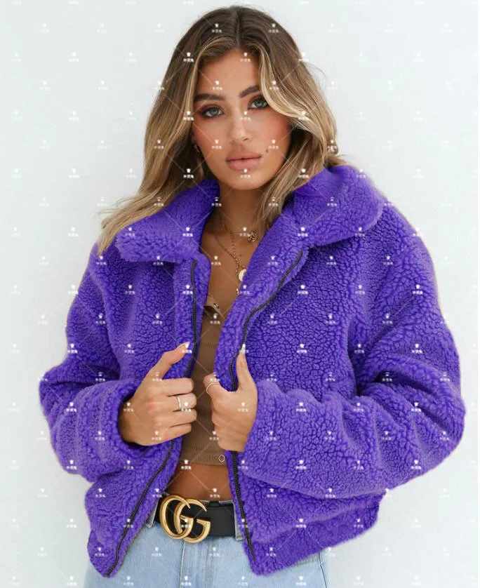 Большие размеры, S-3XL, осенняя куртка для женщин, harajuku, пушистая куртка с длинным рукавом, осенние женские пальто, топ, Вязанная женская меховая куртка