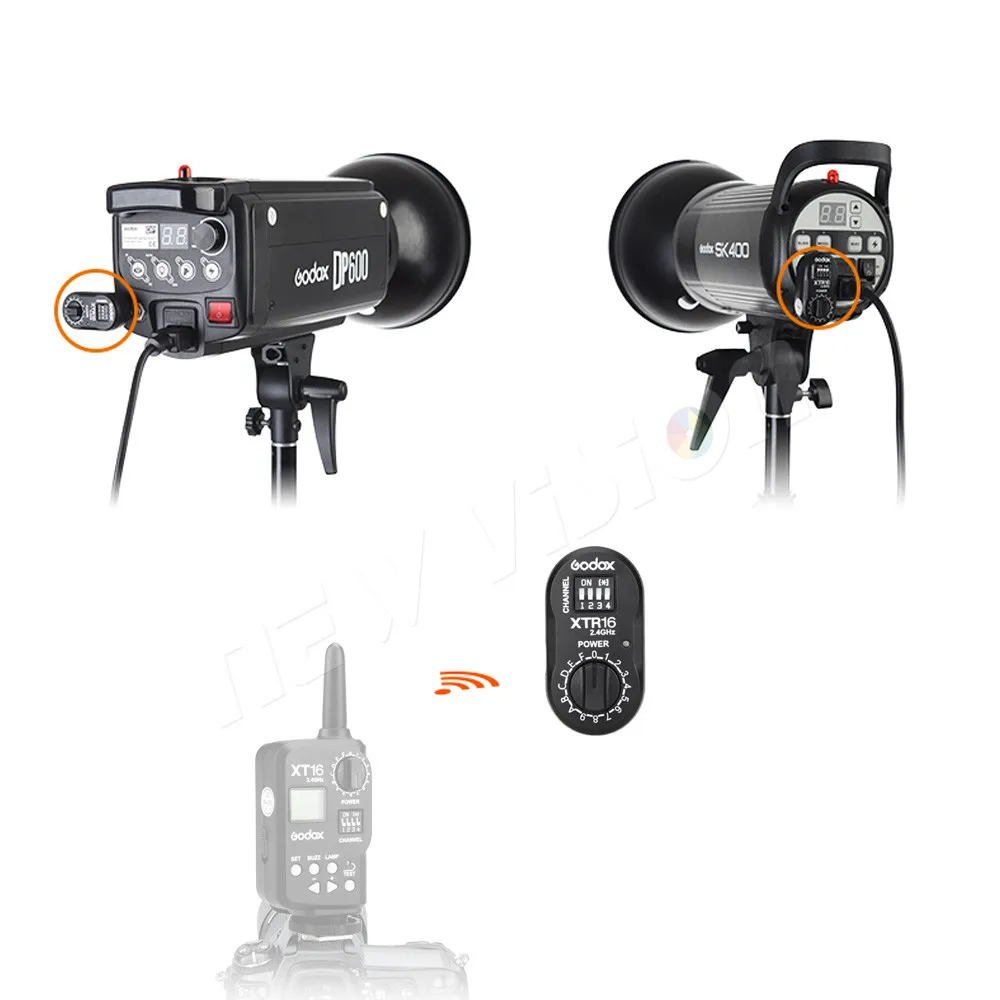

Godox XTR-16 2,4G X1C X1N XT-16 AD360,DE,QT,DP,QS,GS,GT Series