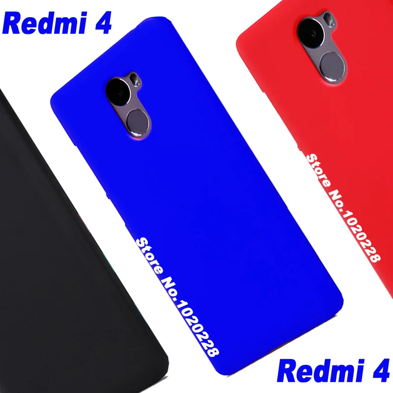 Чехол для Xiaomi Redmi 4 пластиковый новый жесткий чехол из поликарбоната Standard Edition