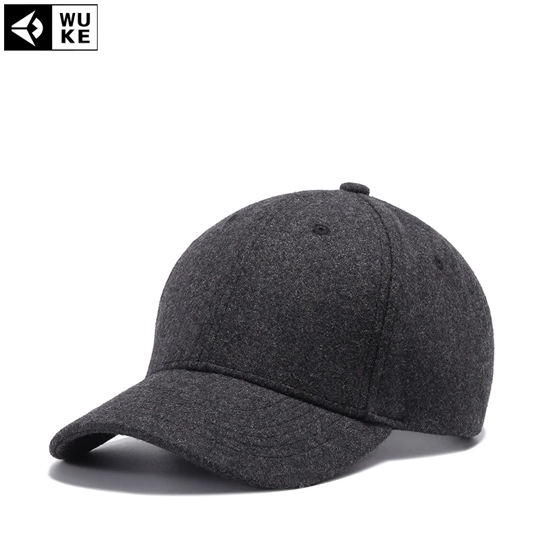 [WUKE] бренд Gorras твердая черная Серая Бейсболка Для Взрослых Регулируемая