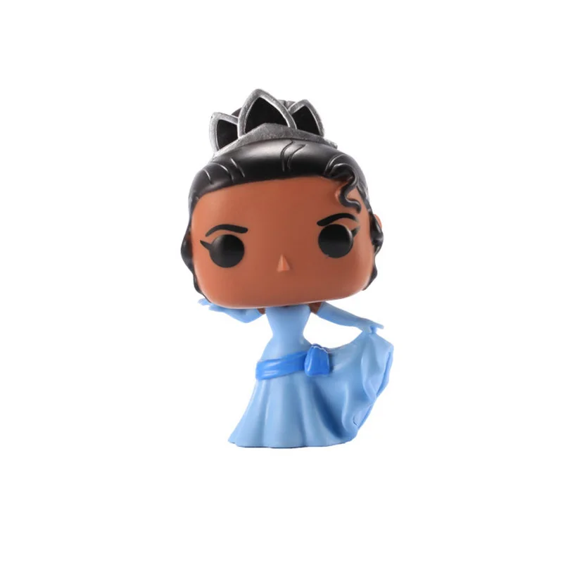 no box FUNKO поп Дисней Принцесса Кукла Белль Ариэль Рапунцель Золушка Тиана Эльза Анна Коллекция Фигурки игрушки для детей подарок - Цвет: no box
